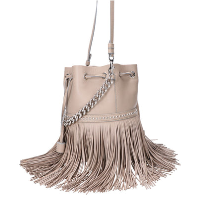 J&MDavidson ジェイアンドエムデヴィッドソン 【美品】カーニバル スタッズ フリンジ 2WAYショルダー ハンドバッグ