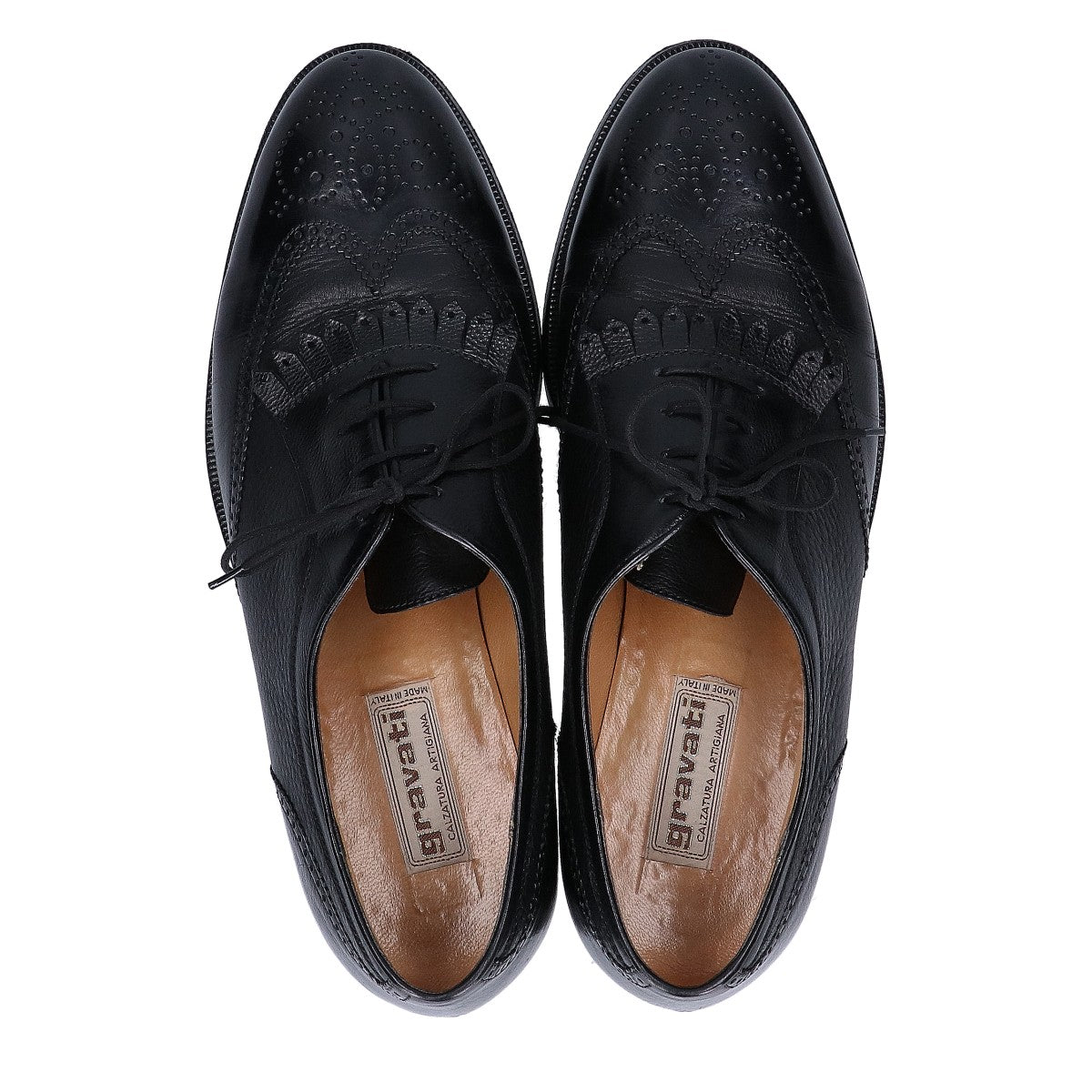 10305 Wingtip Kiltie Leather Shoes 7 1/2 Men's
