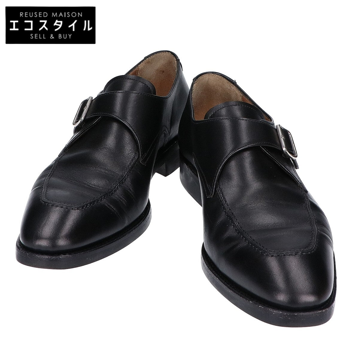 YANKO ヤンコ 【美品】114376 シングルモンクストラップ Uチップ シューズ シューズ