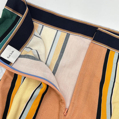 Paul Smith PUXM 075S 342 Multi-Color Stripe Skirt