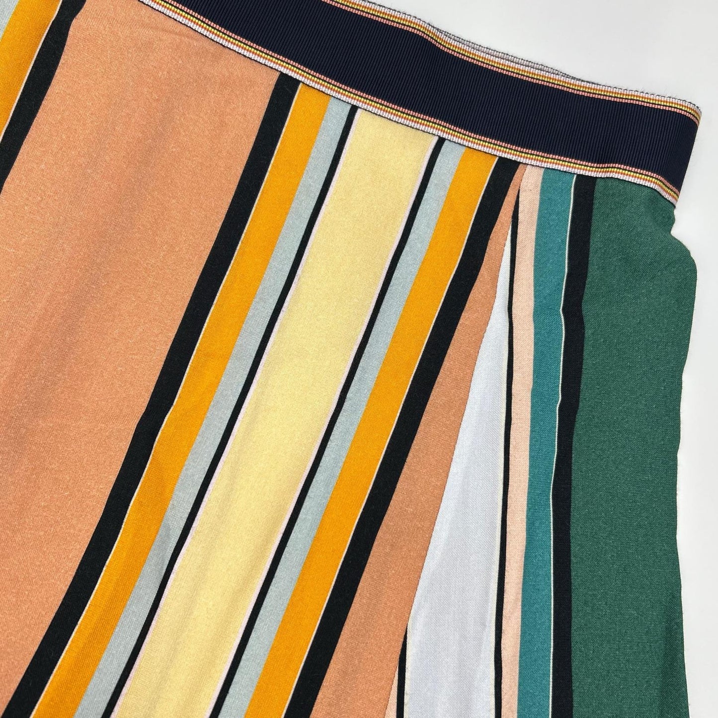 Paul Smith PUXM 075S 342 Multi-Color Stripe Skirt