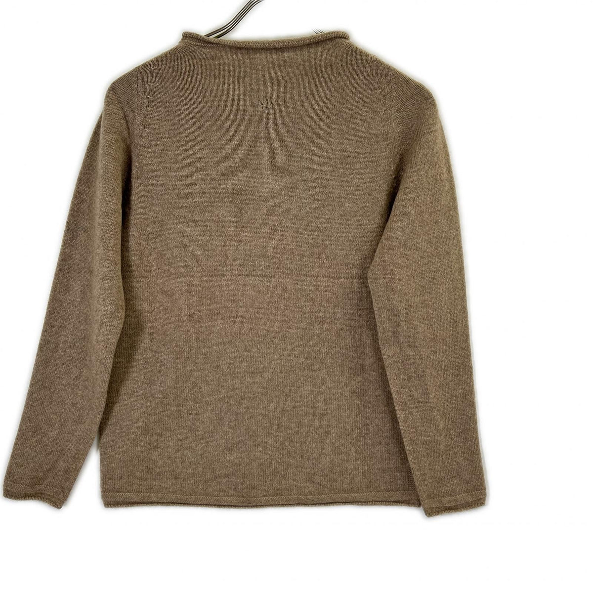 TOYOBOSHI Toyobo Itokoromo YODO 15IT-PC3301 Brown Cashmere Mock Neck Sweater Top