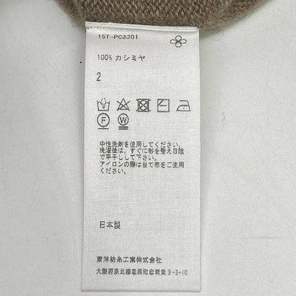 糸衣 YODO 15IT-PC3301 棕色 羊绒 高领毛衣 上衣 2 女士