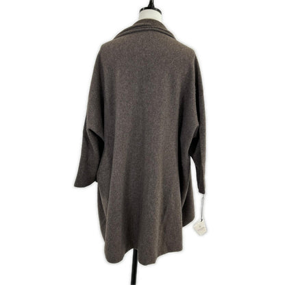 Itoyui FUJI 11IT-PC2008 Brown Cashmere Cardigan Poncho Top F Women's