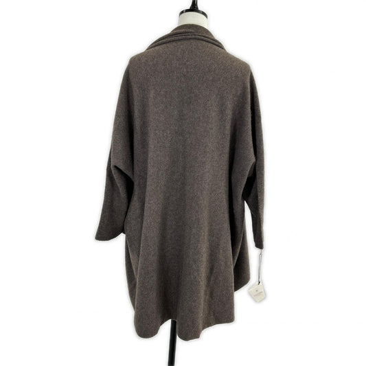 Itoyui FUJI 11IT-PC2008 Brown Cashmere Cardigan Poncho Top F Women's