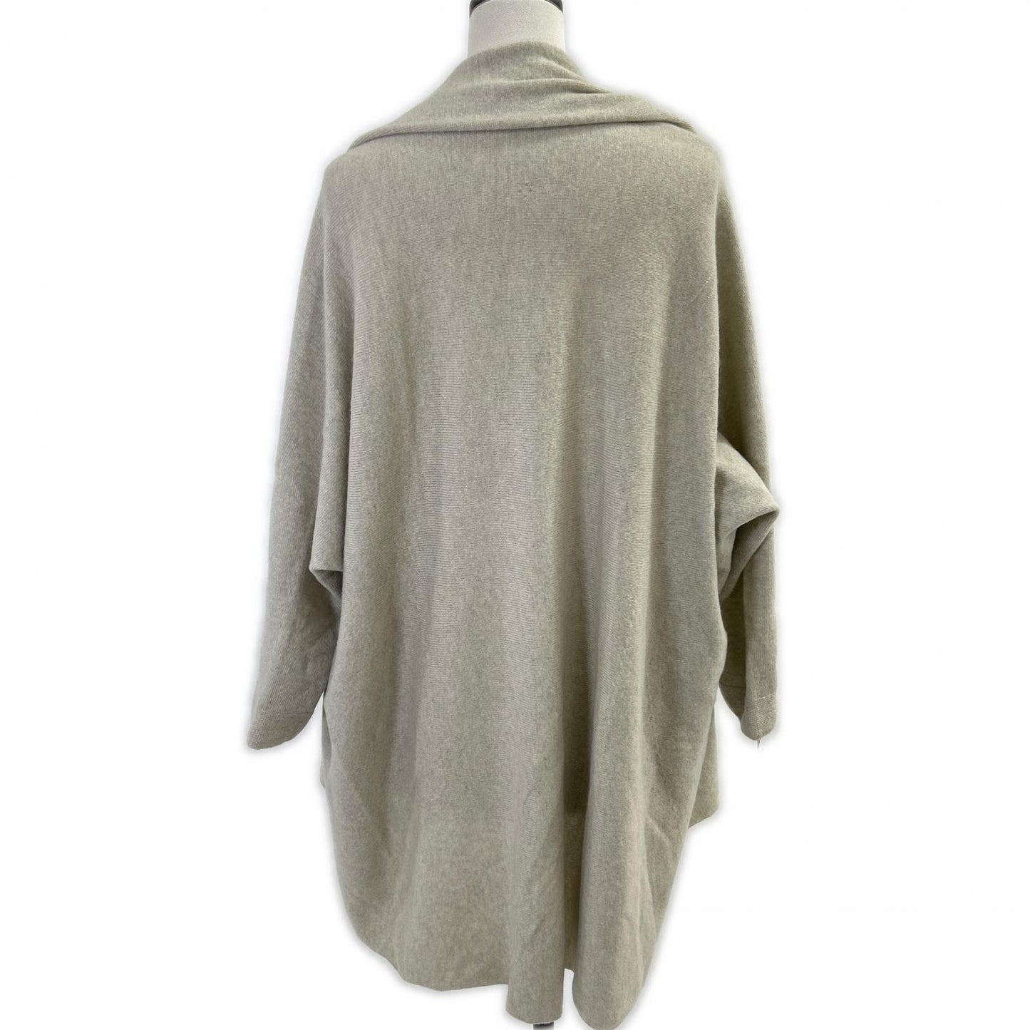 Itoori FUJI 13IT-PC2008 Gray Cashmere Cardigan Poncho Top F Women's