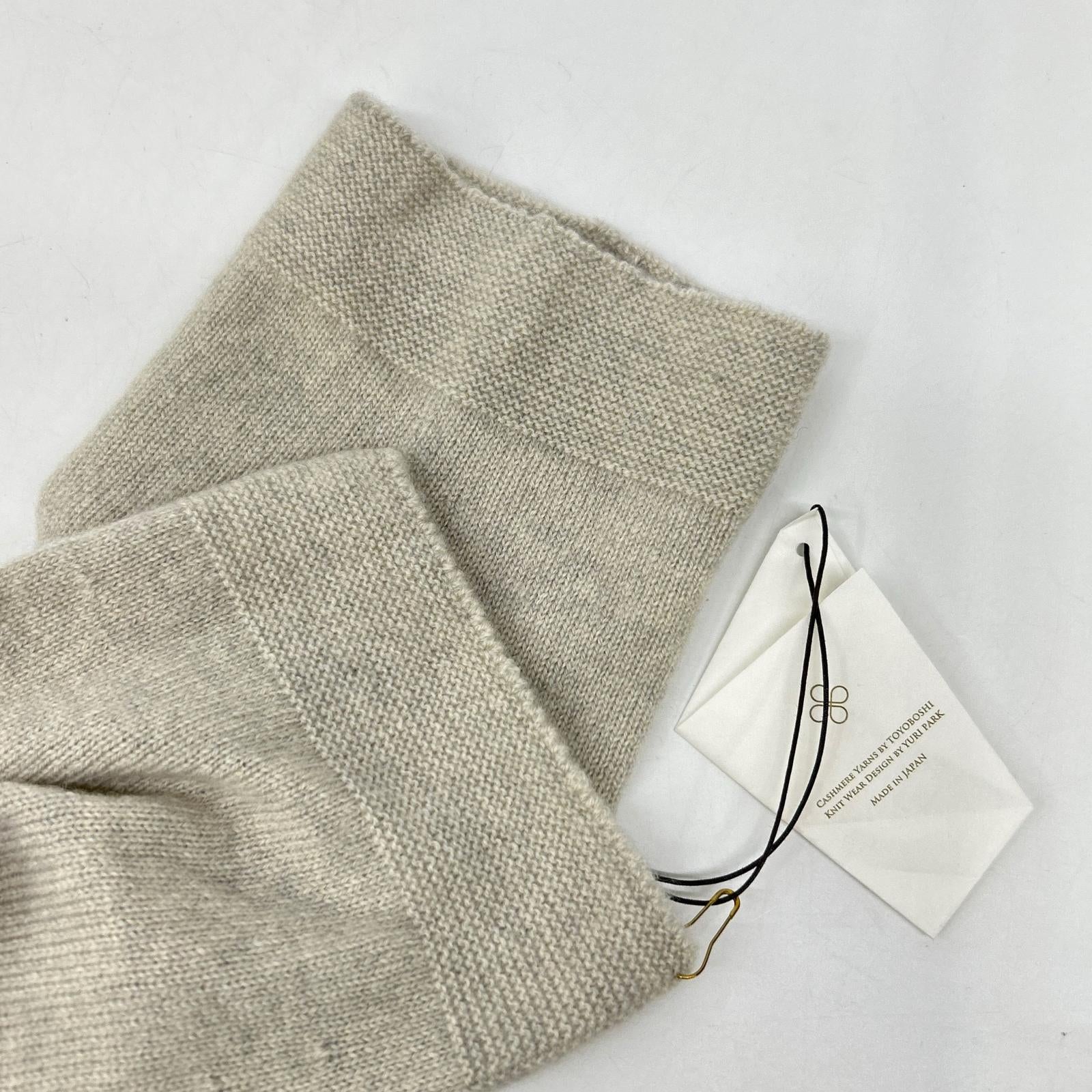 Itoori FUJI 13IT-PC2008 Gray Cashmere Cardigan Poncho Top F Women's