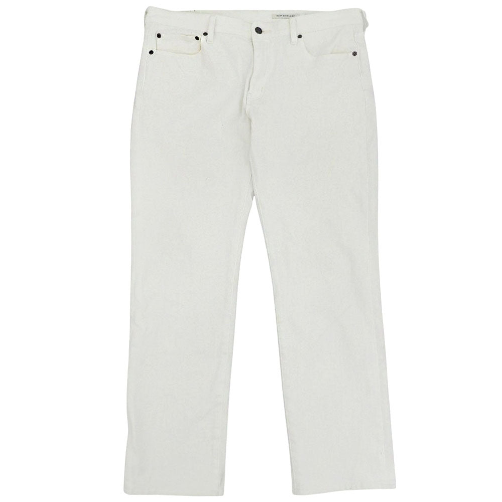 美品 ストレッチ デニム パンツ ボトムス メンズ ホワイト 36 ボトムス 36 メンズ