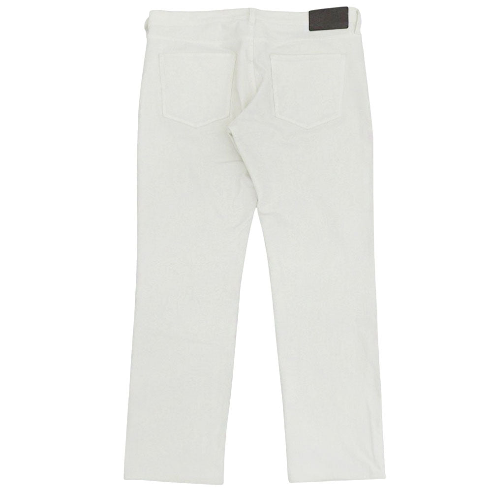 美品 ストレッチ デニム パンツ ボトムス メンズ ホワイト 36 ボトムス 36 メンズ