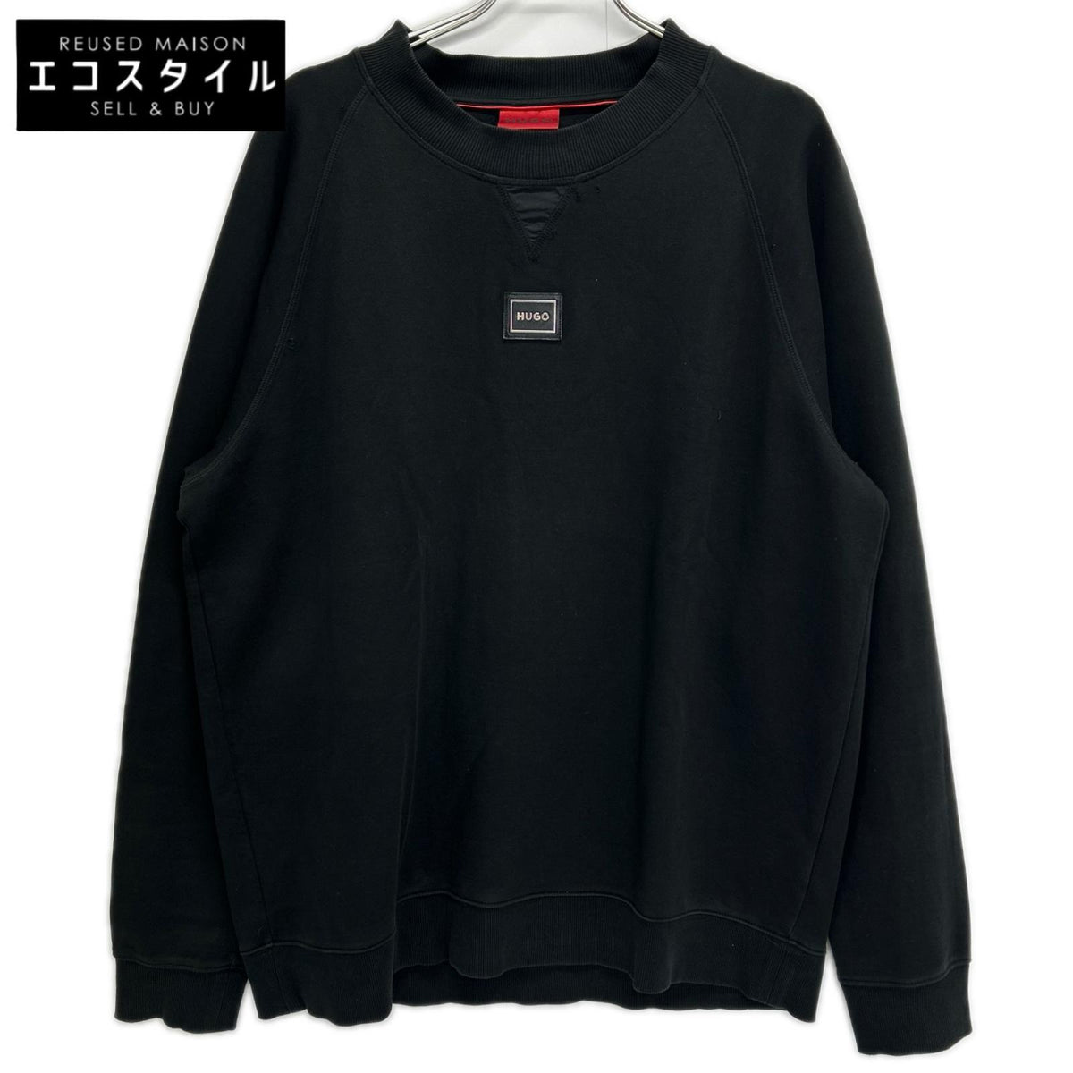 HUGOBOSS ヒューゴボス 10230399 ブラック Diombo ロゴ スウェットトレーナー トップス