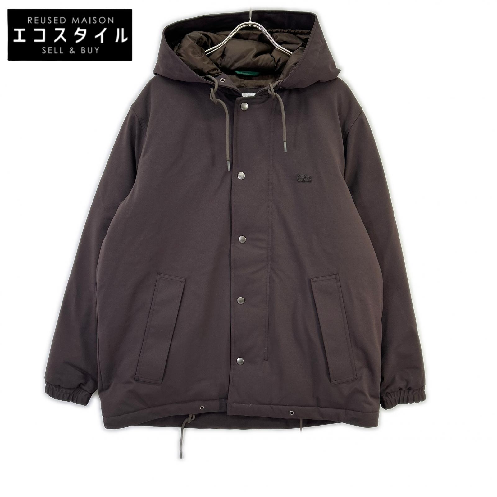 Lacoste ラコステ BH021J ブラウン 耐水透湿ピケダウンジャケット ジャケット