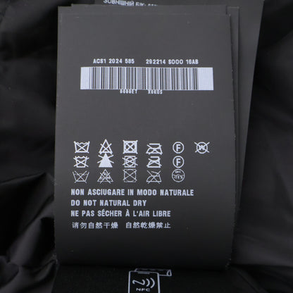 PRADA プラダ 【美品/国内正規/24年製】292214 トライアングルロゴ ベルベット フーディダウンジャケット ジャケット