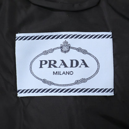 PRADA プラダ 【美品/国内正規/24年製】292214 トライアングルロゴ ベルベット フーディダウンジャケット ジャケット
