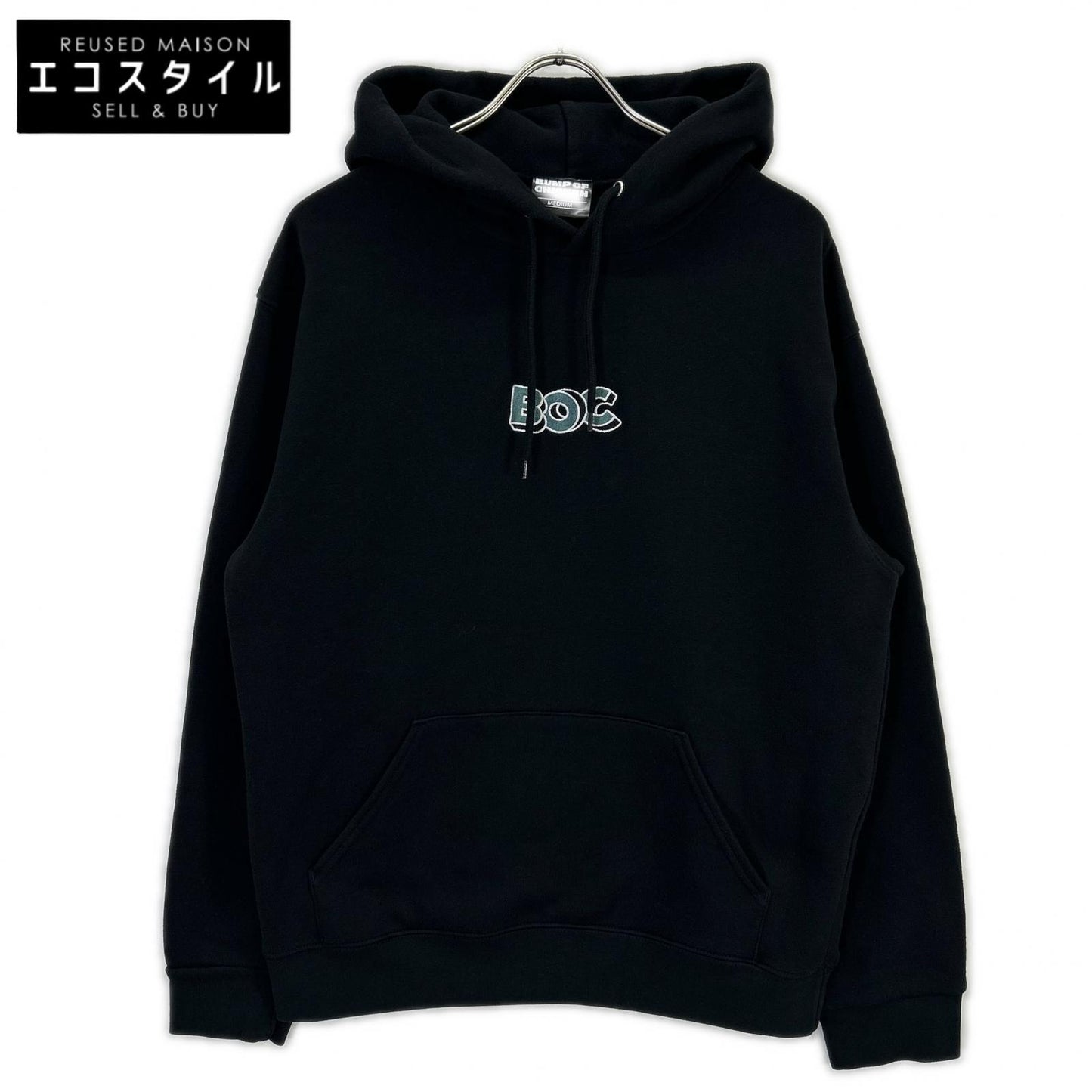 ﾌﾞﾗｯｸ BOC Logo Hoodie ｽｳｪｯﾄ ﾊﾟｰｶｰ トップス M メンズ