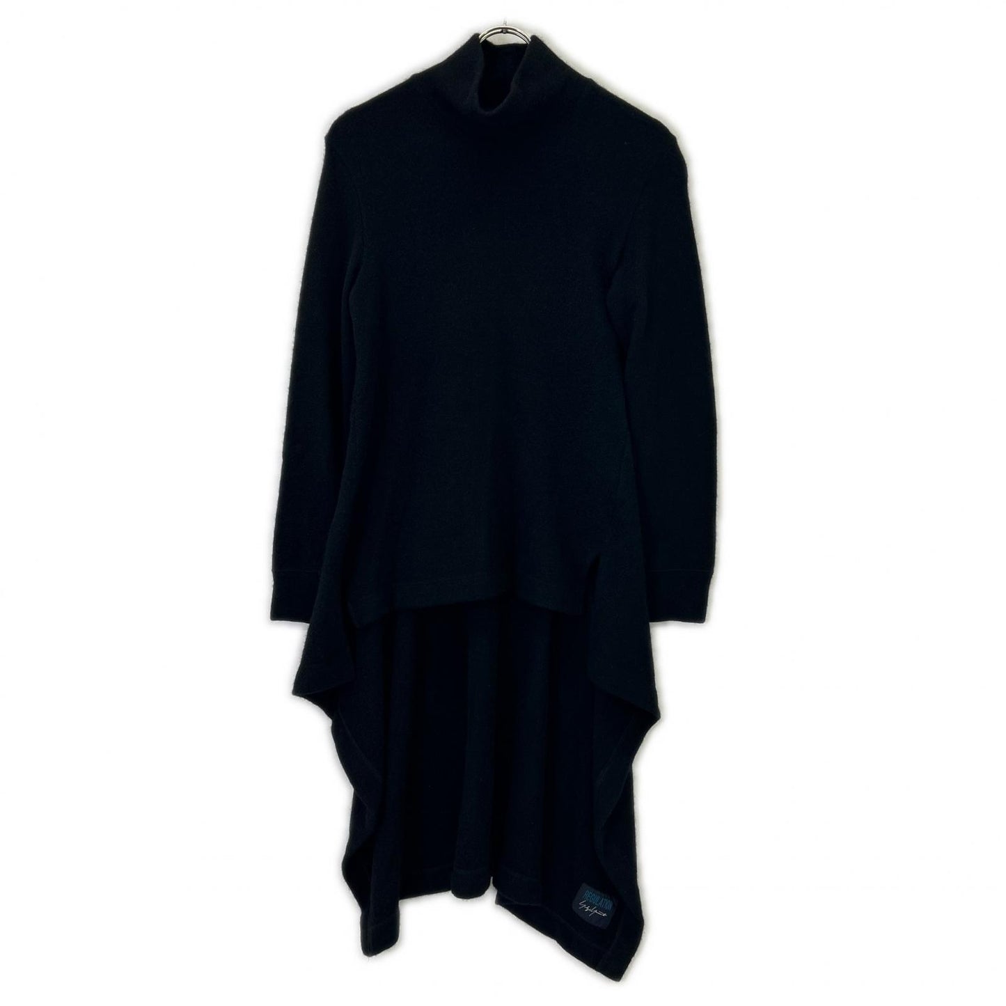 REGULATION Yohji Yamamoto Regulation Yohji Yamamoto 黑色 FB-T51-111 羊毛×羊绒 不对称针织连衣裙 连衣裙