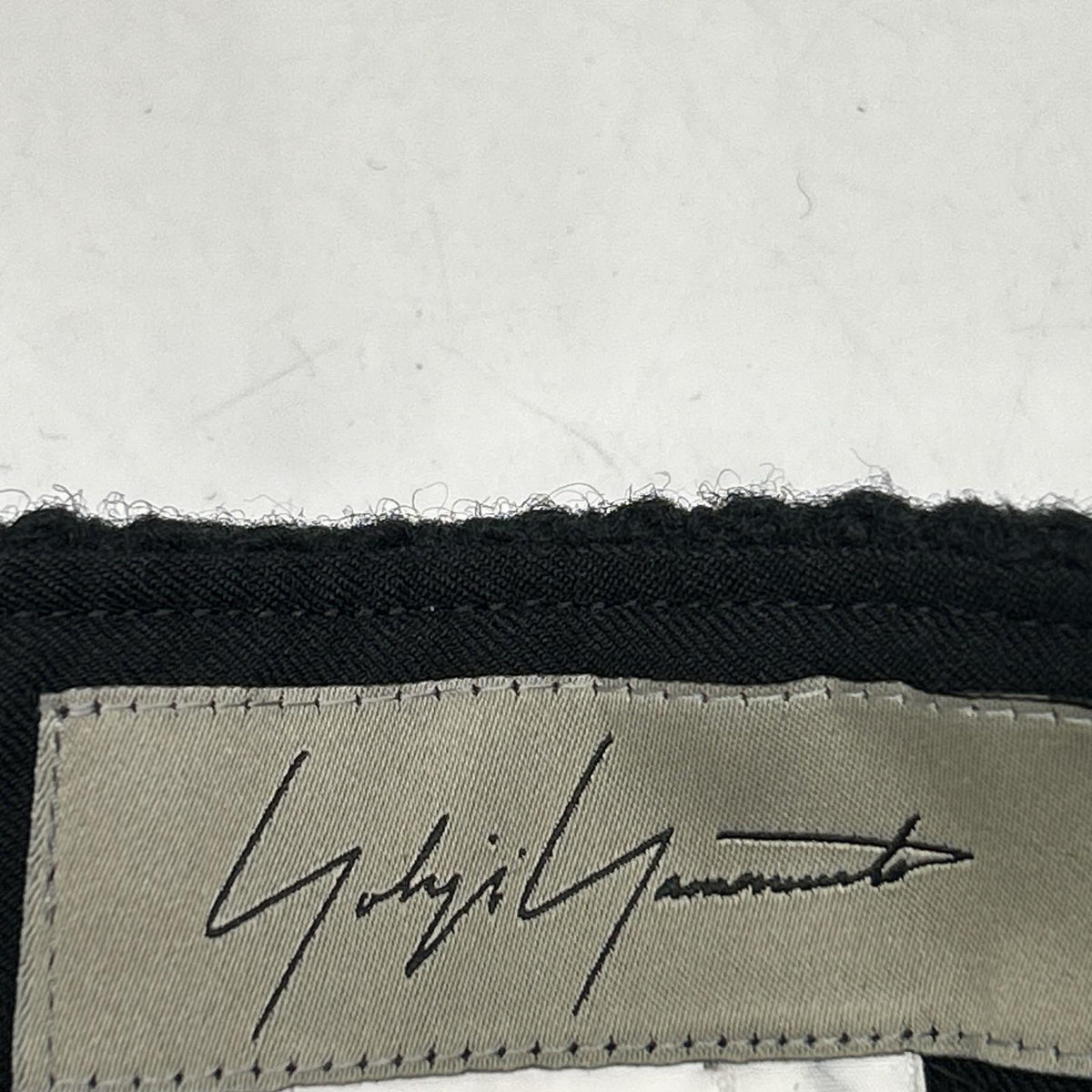 yohjiyamamoto ヨウジヤマモト Black FE-P23-121 22AW Tweed Skirt Pants Bottoms