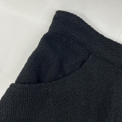 Yohji Yamamoto 山本耀司 黑色 FE-P23-121 22AW 粗花呢裙裤 下装