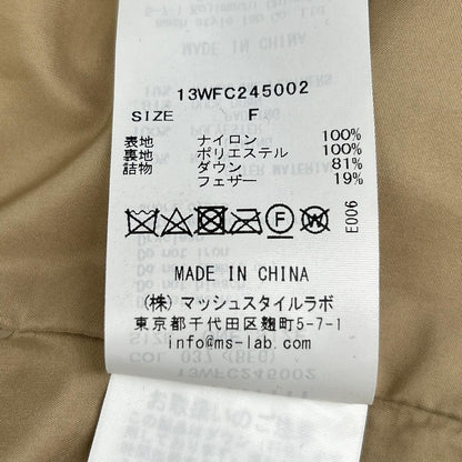 13WFC245002 ﾍﾞｰｼﾞｭ ｻｽﾃｨﾅﾌﾞﾙﾏﾙﾁｳｪｲﾀﾞｳﾝ ジャケット レディース