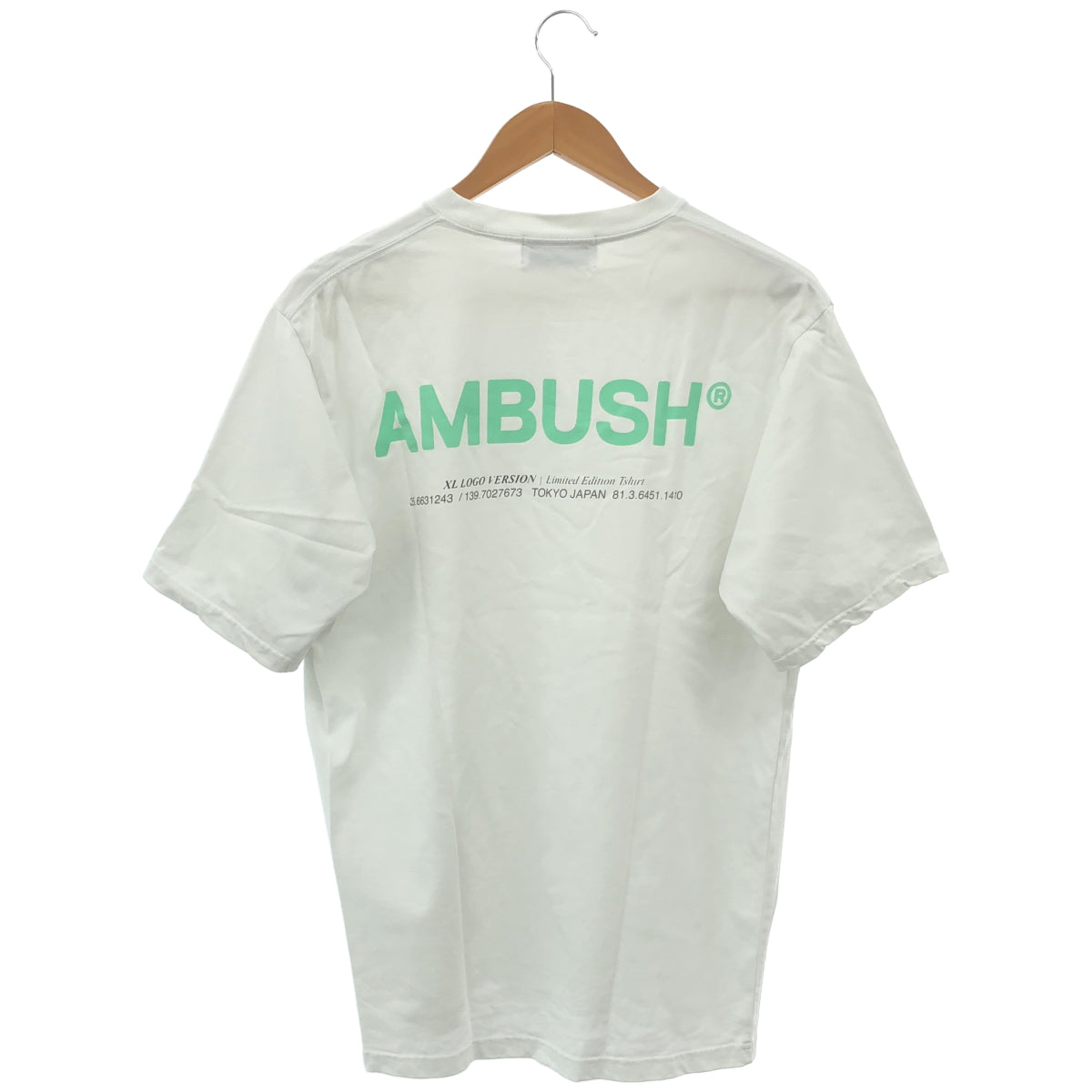 AMBUSH アンブッシュ 12115757 ホワイト 2025 XL LOGO T-SHIRT トップス