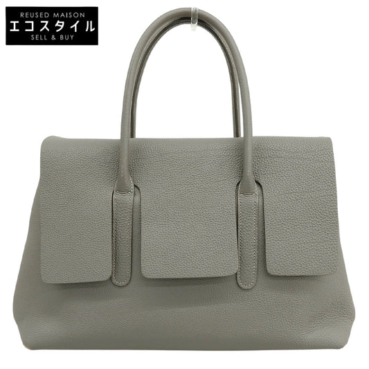MAiSON TAKUYA メゾンタクヤ Flap Brief Bag ハンドバッグ レディース グレー×オレンジ ハンドバッグ