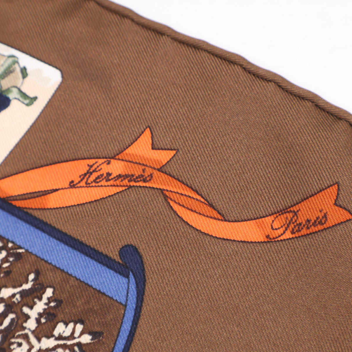 HERMES エルメス 【美品】Neige d Antan 去年の雪 シルク カレ45