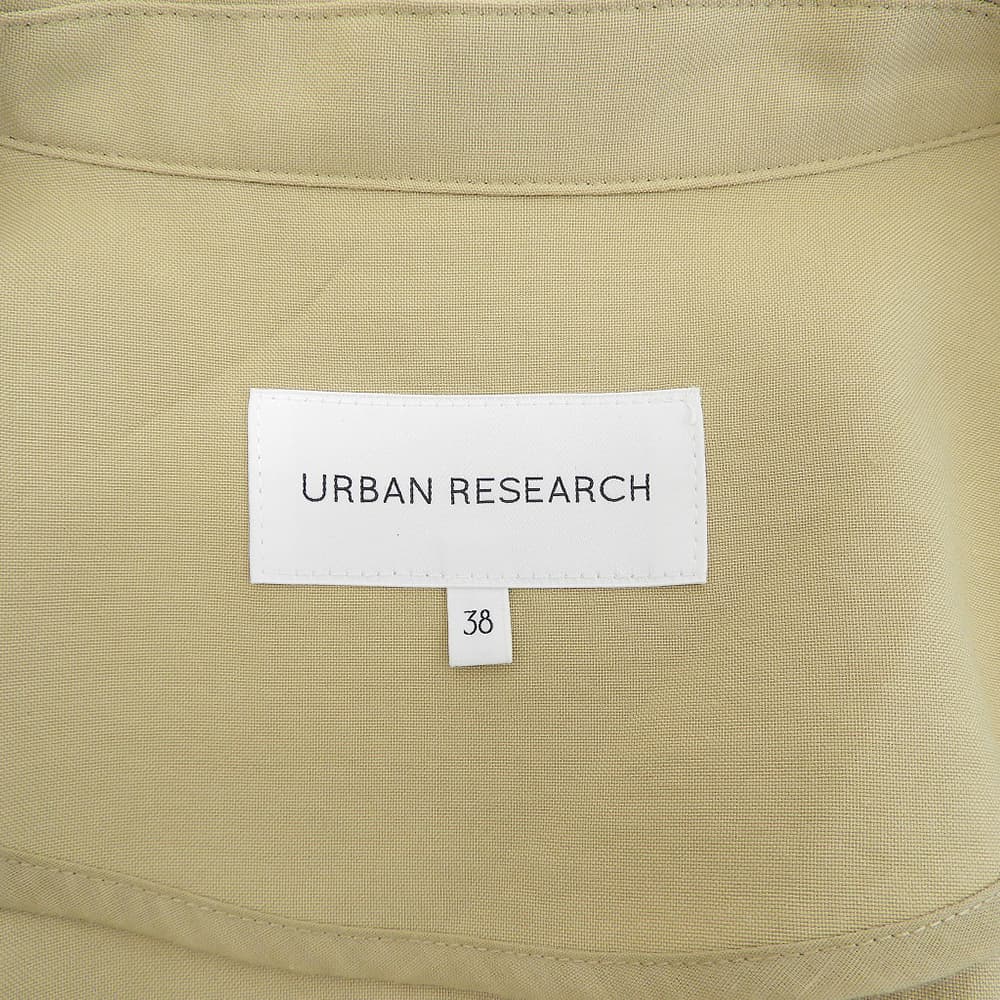 URBAN RESEARCH アーバンリサーチ ウエストドロスト トレンチコート レディース ベージュ 38 コート