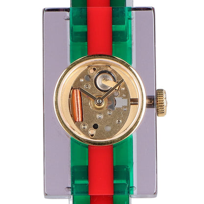 GUCCI グッチ YA143501 143.5 ヴィンテージウェブ スケルトン文字盤 クオーツ 腕時計