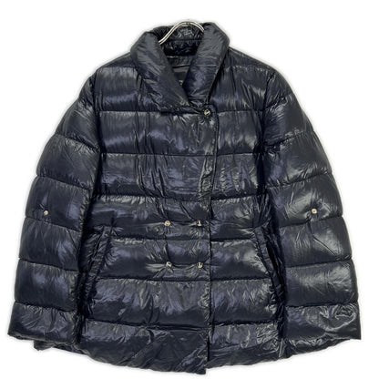 HERNO Herno PI001498D-12017-9300 2022 black double-breasted down jacket jacket