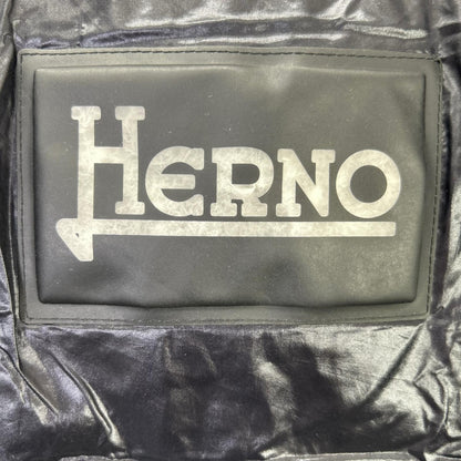 HERNO Herno PI001498D-12017-9300 2022 black double-breasted down jacket jacket