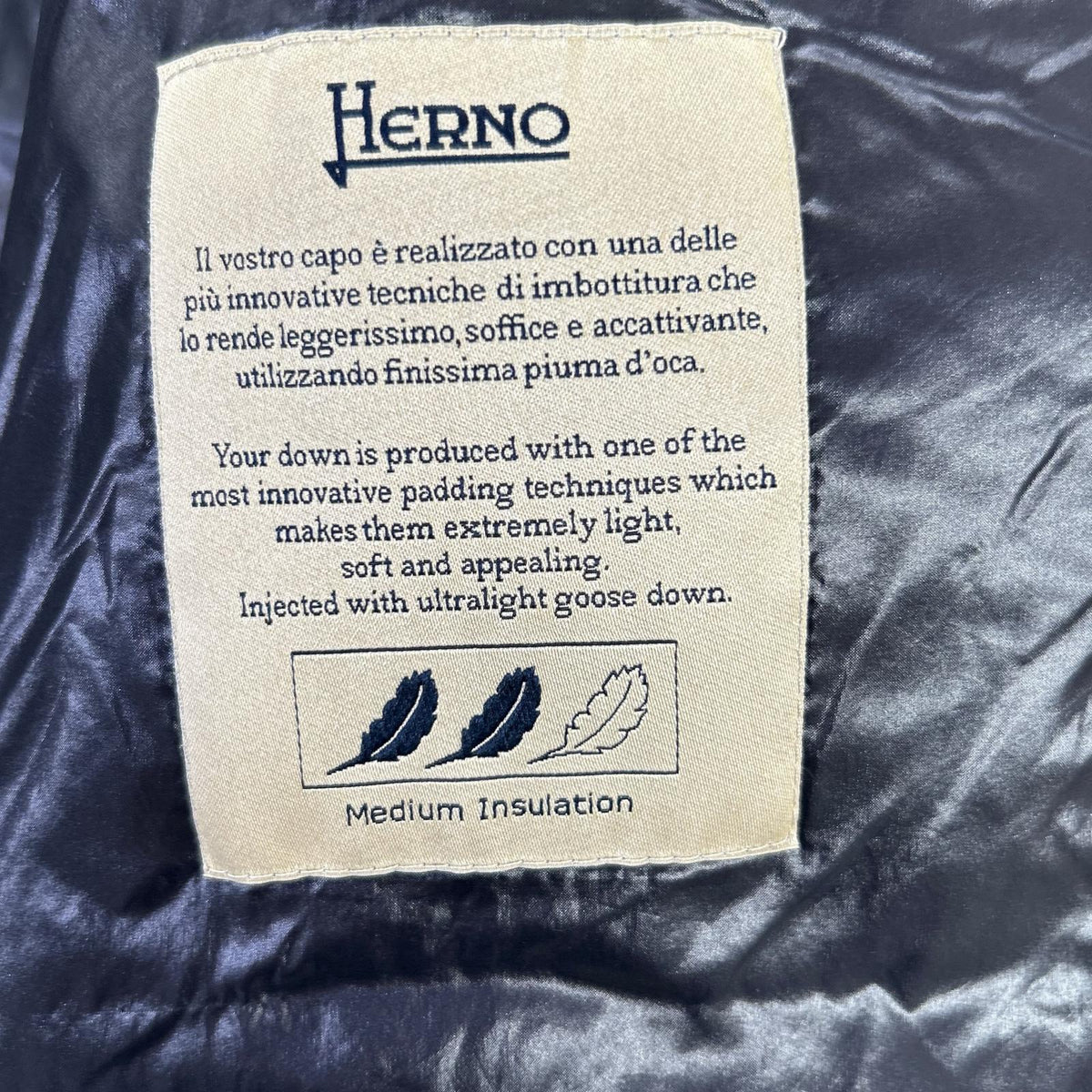 HERNO Herno PI001498D-12017-9300 2022 black double-breasted down jacket jacket