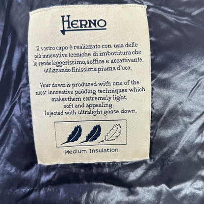 HERNO Herno PI001498D-12017-9300 2022 black double-breasted down jacket jacket