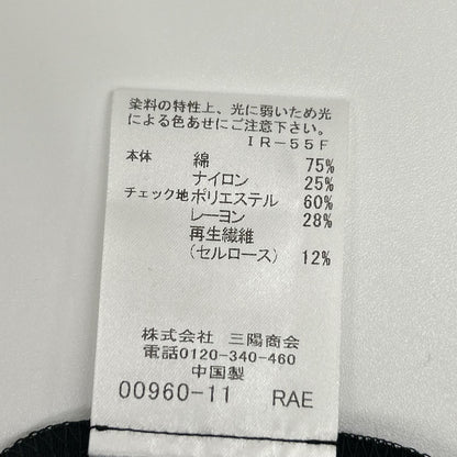 CRESTBRIDGE クレストブリッジ 59J18518 ブラック ポケットワンピース ワンピース