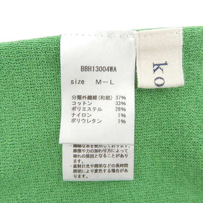 kone コーン 美品 カントウイ ニットワンピース レディース グリーン M-L BBH13004WA ワンピース