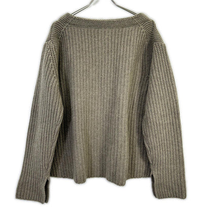 Chaos greige CH906512ER wool x cashmere knit pullover top
