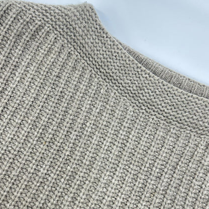 Chaos greige CH906512ER wool x cashmere knit pullover top
