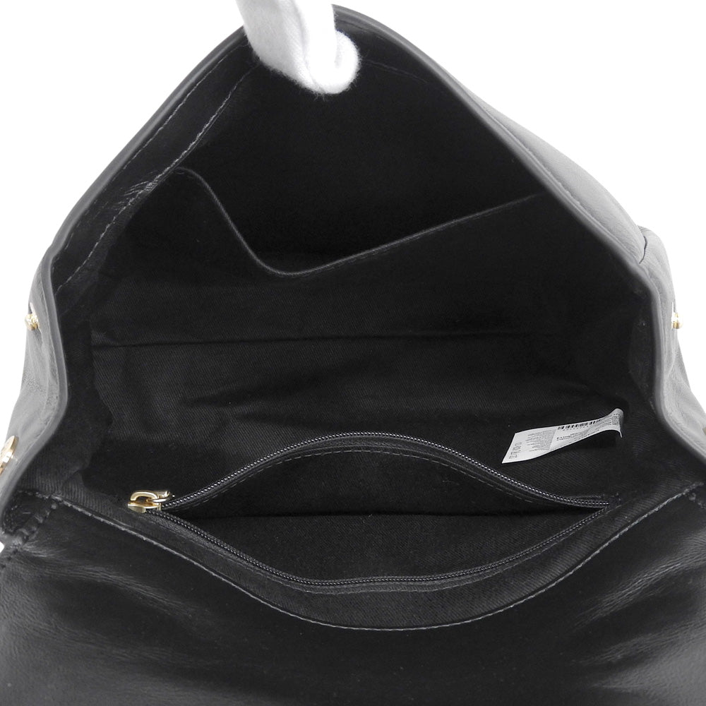 CHARLES & KEITH チャールズ＆キース 美品 Lennie チェーンストラップトップハンドルバッグ ハンドバッグ レディース ブラック 50671771 ハンドバッグ