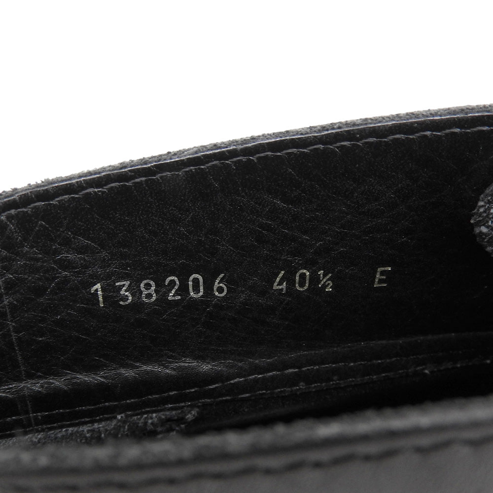 GUCCI グッチ レザー ドライビングシューズ シューズ メンズ ブラック 40 1/2 138206 シューズ