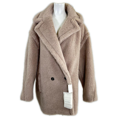 新品未使用 国内正規 25年 2521086032 OLGA SHORT TEDDY BEAR ICON COAT テディベア コート L レディース