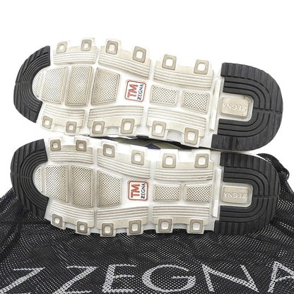 Z Zegna ジーゼニア テックメリノ ソックス スニーカー シューズ メンズ ブルー 7 1/2 シューズ