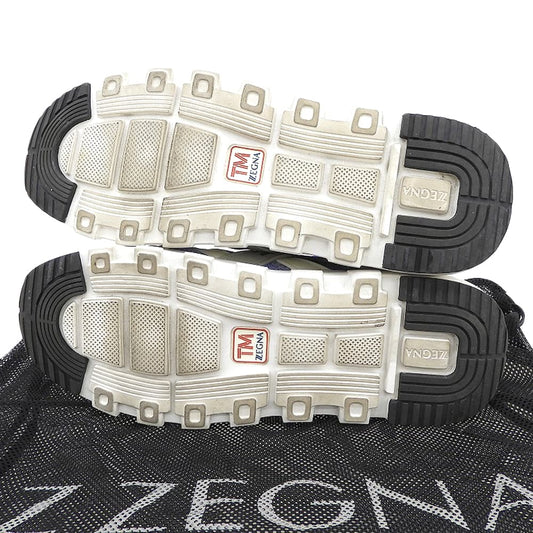Z Zegna ジーゼニア テックメリノ ソックス スニーカー シューズ メンズ ブルー 7 1/2 シューズ