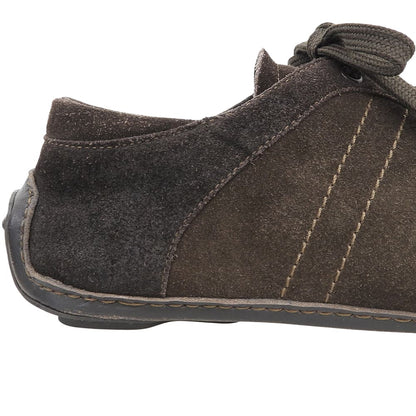 Ermenegildo Zegna エルメネジルドゼニア ローカット スニーカー シューズ メンズ スエード ブラウン 7 E2 286 シューズ