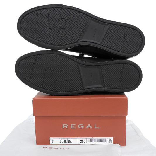 REGAL リーガル 美品 FGT24G レザー ゴアテックス スニーカー シューズ メンズ ブラック 25cm 55GL シューズ