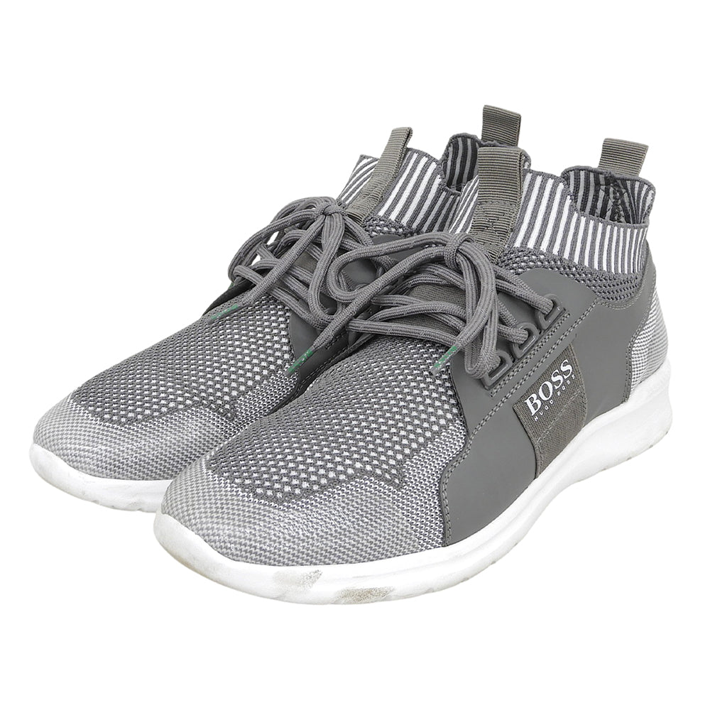 BOSS ボス Extreme Run Knit スニーカー シューズ メンズ グレー 40 50379300 シューズ