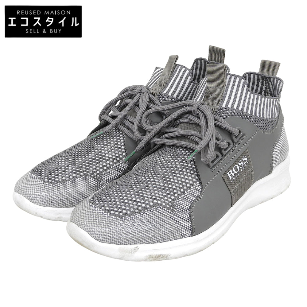 BOSS ボス Extreme Run Knit スニーカー シューズ メンズ グレー 40 50379300 シューズ