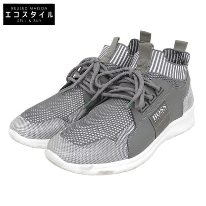 BOSS ボス Extreme Run Knit スニーカー シューズ メンズ グレー 40 50379300 シューズ