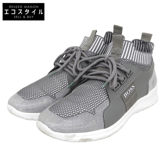 BOSS ボス Extreme Run Knit スニーカー シューズ メンズ グレー 40 50379300 シューズ