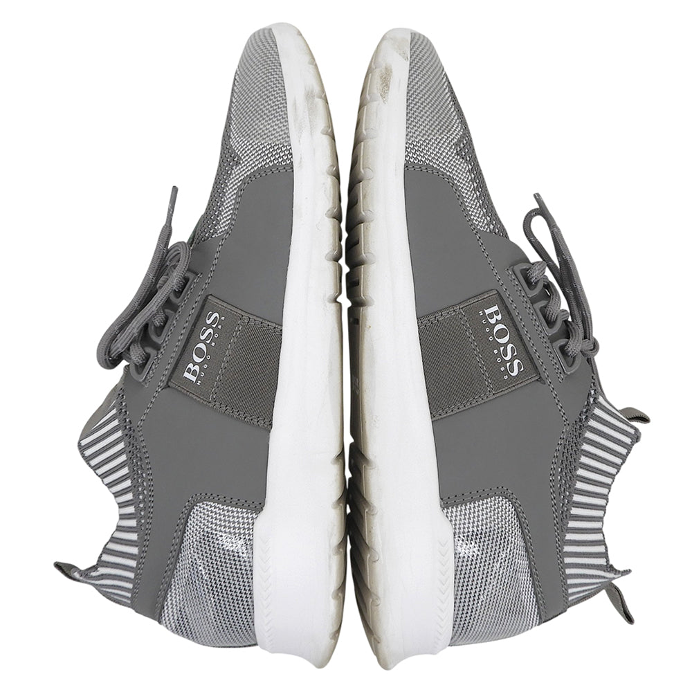 BOSS ボス Extreme Run Knit スニーカー シューズ メンズ グレー 40 50379300 シューズ