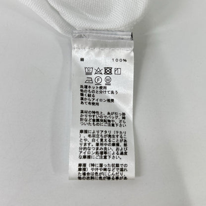 HERMES エルメス ホワイト 胸ポケットH刺繍 鹿の子Tシャツ トップス