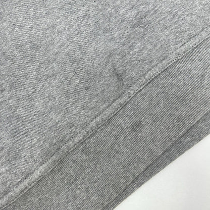 HERMES エルメス グレー エクリプス ドラゴン レザーパッチ フーディー トップス