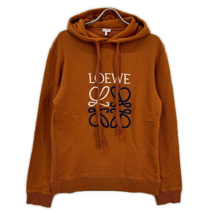 1723947 Beige Anagram Logo Embroidered Hoodie Top S Men's